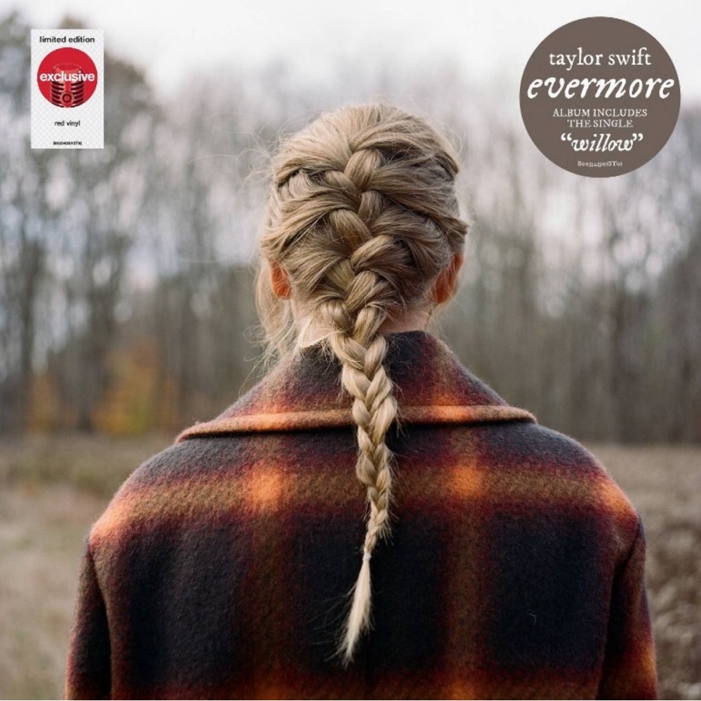 Taylor Swift Evermore 2 LP NEW Limited Target Exclusive Red Vinyl Factory Sealed